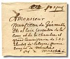 Expressbrief vom 17. Juni 1761 von Ibbenbüren nach Münster
