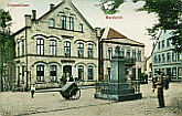 Oberen Markt um 1905  mit Preußendenkmal
