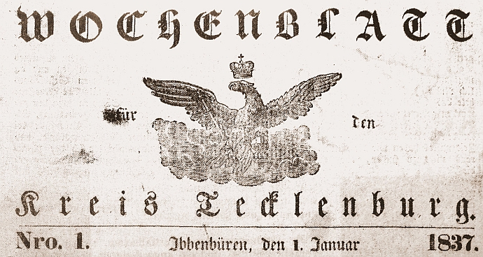 Wochenblatt für den Kreis Tecklenburg 