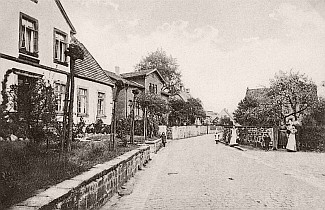 Poststraße mit Kolpinghaus (Links) um 1910