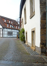 Blick vom "Cafehaus Alter Posthof"  um Haus "Das Postillon" 