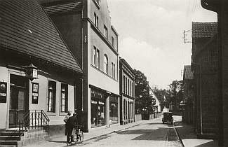 Bahnhofstraße - Blick zur Oststraße/Wilhelmstraße - 1934