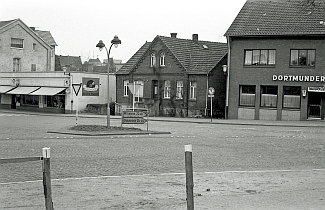 Blick von der Oststraße in die Bahnhofstraße - 1962