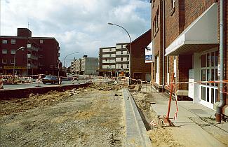 Baustelle Bahnhofstraße - Oststraße - 1985
