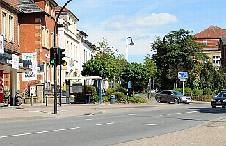 Blick von der Großen Straße zur Heldermannstraße/Breite Straße