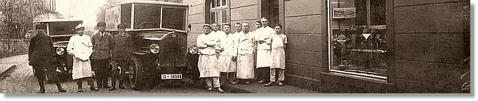Stadtmuseum  Ibbenbüren - Bäcker Meyer in der Roggenkampstraße -  1928