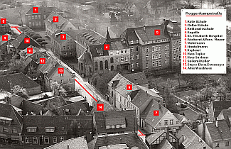 Luftaufnahme - Roggenkampstraße - Um 1956 - Übersicht