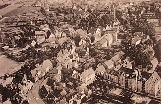 Luftaufnahme - Oberstadt Ibbenbüren - Um 1932