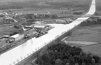 Luftaufnahme - Hafen Dörenthe - 1960er Jahre