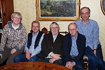Der Vorstand des Fördervereins Stadtmuseum mit (v.l.) Annette Bucken, Dirk Hawerkamp, Jürgen Povel, Theo Overberg und Jürgen Bucken freut sich, dass es rund läuft. 