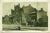 Der Ibbenbürener Bahnhof um 1900 - Sammlung Kipp