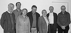 Der neue Vorstand (von links) Werner Suer, Jürgen Bucken, Annette Bucken, Jürgen Povel, Antje Plath, Heiner Jessing und Theo Overberg.