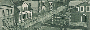 Die Breite Straße mit Villa Hövel - 1902  (Ausschnitt Ansichtskarte)