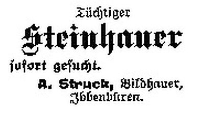 Biidhauer A. Struck - Ibbenbüren