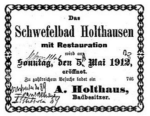 Schwefelbad Holthausen - Holthausen 1