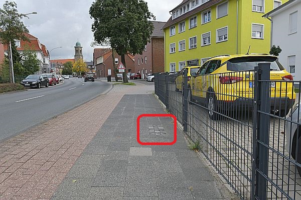 Standort Stolpersteine - Große Straße 69 