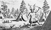 Ähnlich wie die Schamanen der sibirischen Tungusen im 18. Jahrhundert tanzten um 8000 v. Chr. Zauberer im Erfttal in Nordrhein-Westfalen