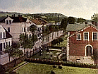 Breite Straße mit Villa Hövel  um 1920