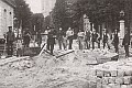 Straßenbauarbeiten um 1890 in der Großen Straße
