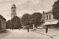 Große Straße mit Mauritius Kirche - Um 1900