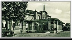 Bahnhof Ibbenbüren - Straßenseite - 1960