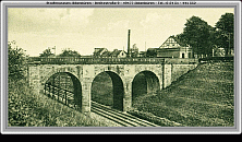 Laggenbecks Sandstein Bogenbrücke um 1930 - Westseite