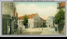 Blick aus der Bahnhofstr. zum Oberen Markt - 1915