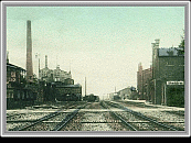 Brikettfabrik und Bahnhof Ibbenbüren - 1900