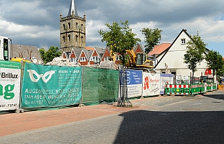 Poststraße - Blick zum Unteren Markt und Christuskirche 