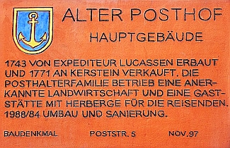 Baudenkmal "Alter Posthof" - Hauptgebäude 