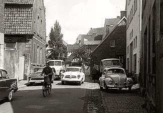 In der Kanalstraße - Blick zur Großen Straße - 1956