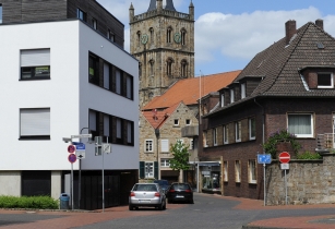 Blick aus der Klosterstraße zur Christuskirche