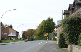 Blick aus der Ledder Straße zur Münsterstraße