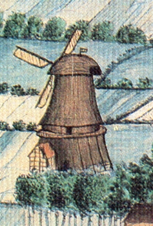 Berensmeyers Bockwindmühle auf dem   Rahenesch