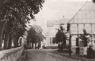 Marktstraße um 1910 - Links der Kirchplatz