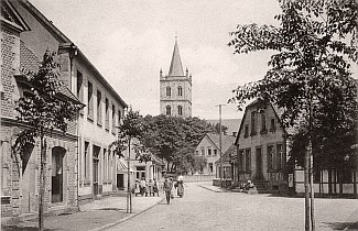 Unterer Markt und Münsterstraße um 1900
