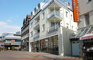 Der fertige Neubau an der Neumarktstraße 6