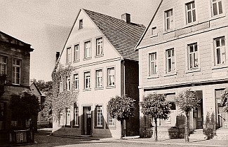Oberer Markt - Hotel zum Adler - Haus Kröner - Haus Elfers - 1934