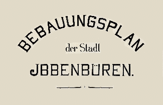 Bebauungsplan der Stadt Ibbenbüren von 1908