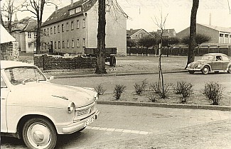 Gelbe Schule - Roggenkampstraße - Ecke Schulstraße - 1963