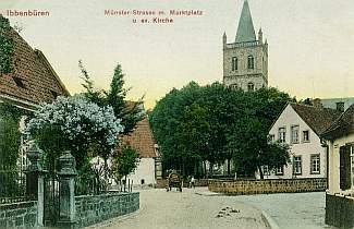 Unterer  Markt mit Blick auf die Christuskirche - 1905