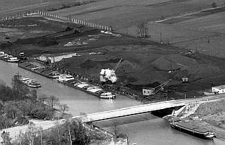  Luftaufnahme - Hafen Ibbenbüren-Uffeln - 1960er Jahre