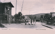 Partie am Bahnübergang - 1905 - Sammlung Kipp