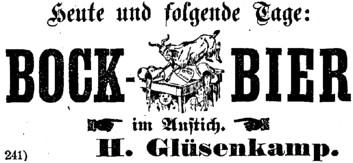 Ibbenbürener Bierpalast - H. Glüsenkamp - Am Kirchplatz