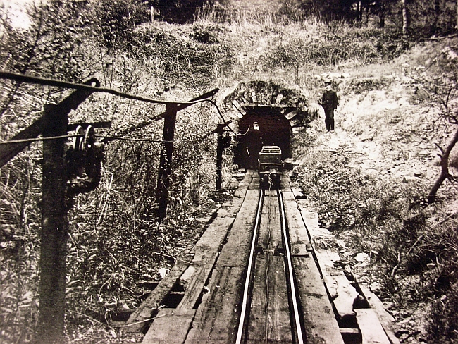 Förderstollen-Mundloch am Treppkesberg - 1900