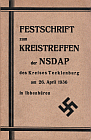 Festschrift zum Kreistreffen der NSDAP des Kreises Tecklenburg 