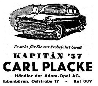 Opel-Händler Carl Placke 