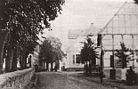 Marktstraße mit  Kirchplatzmauer - Um 1900