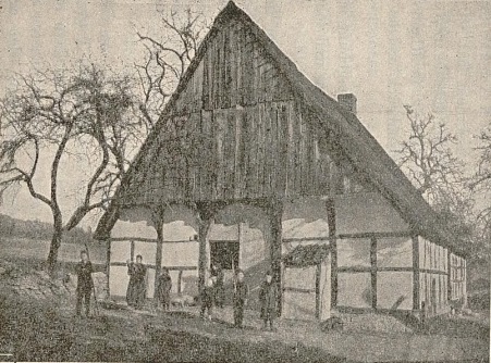 Westfälisches Bauernhaus von 1558 in Ledde bei Ibbenbüren.